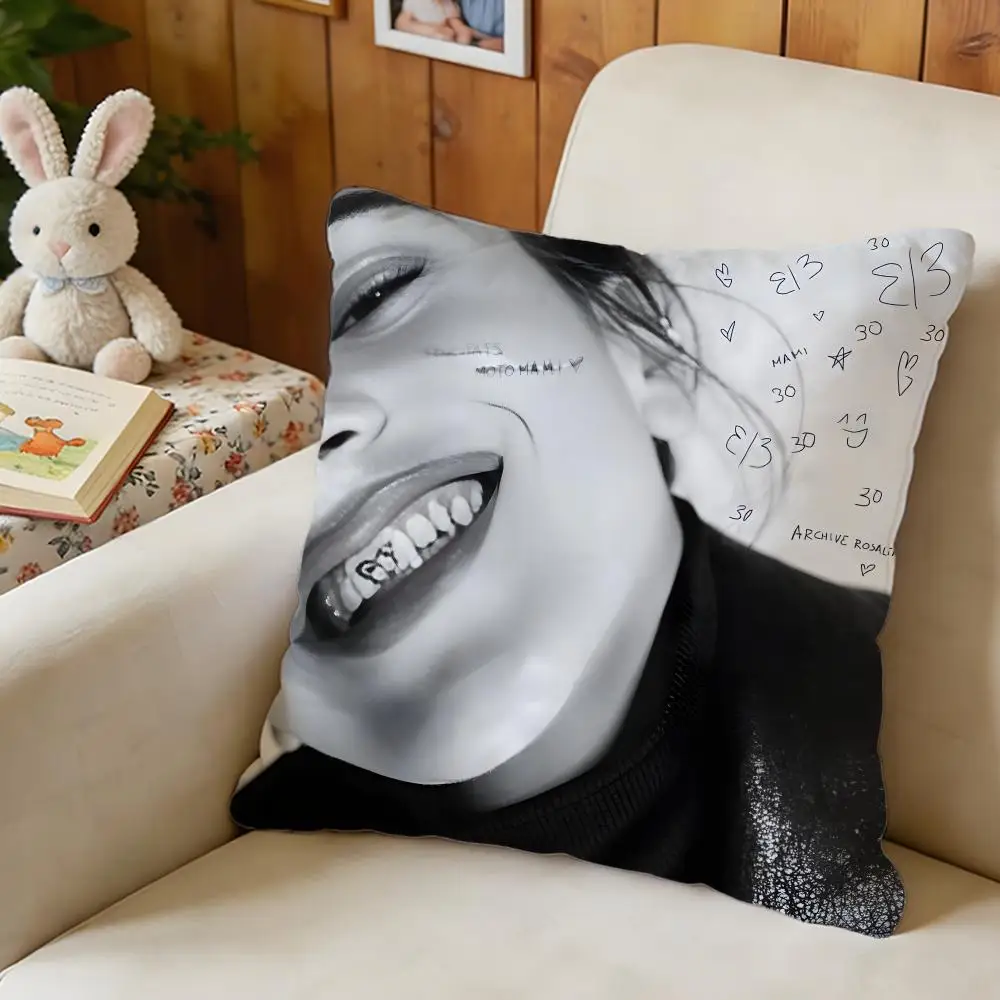 Rosalia Pillow Case Soft Washable Short Plush Modern Decorative Cushion for Sofa Bed Office Car Living Room