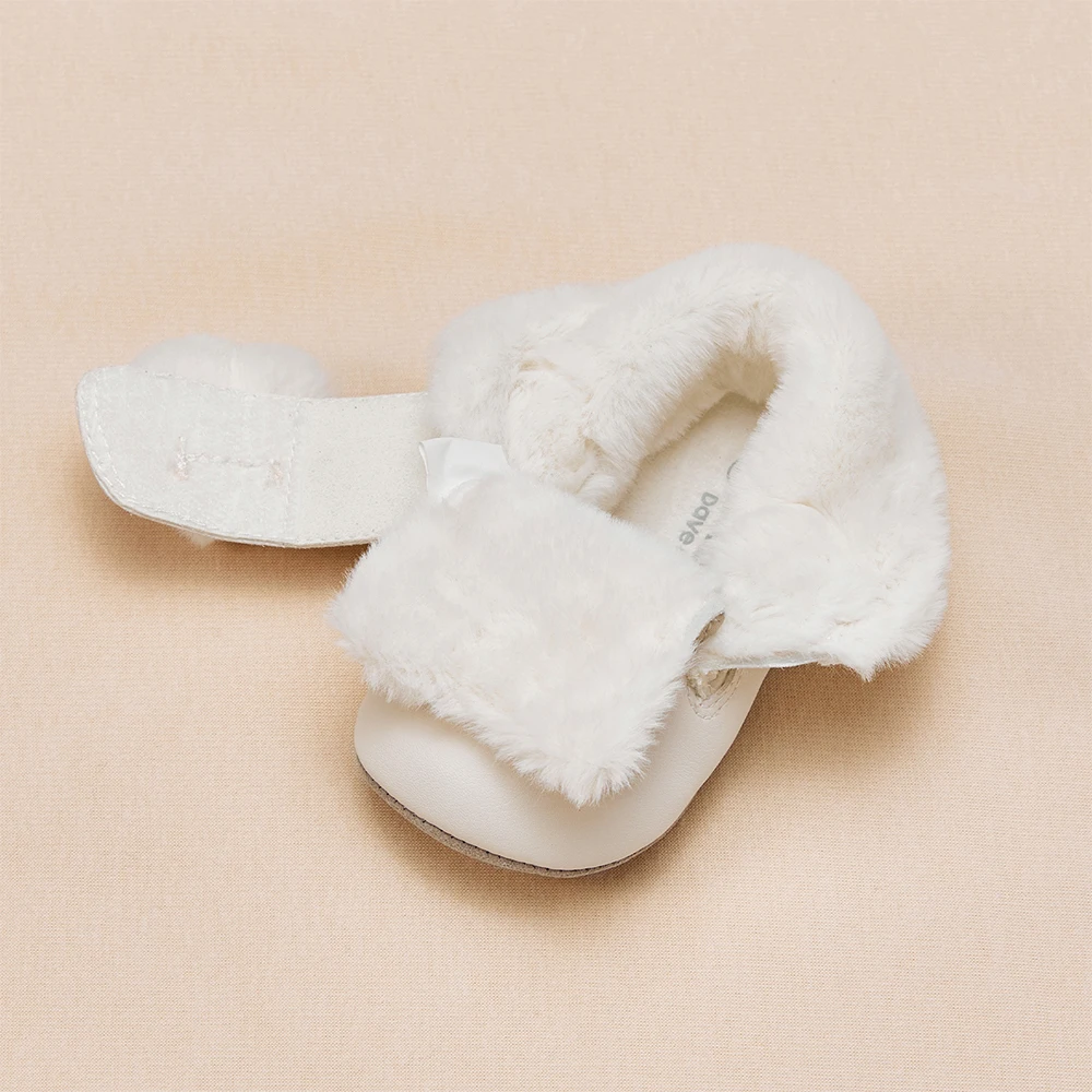 ديف بيلا طفل الفتيات أحذية بوت قصيرة الشتاء طفل رشاقته أفخم عدم الانزلاق أحذية موضة عادية الوليد لينة سوليد أحذية DB4254751 #5