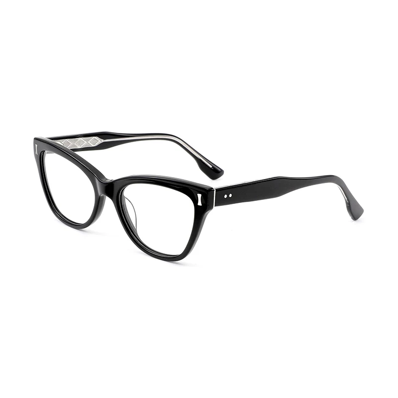 BLUEMOKY Modish Acetate แว่นตาผู้หญิง CAT EYE Photochromic แว่นสายตาแว่นตา Progressive