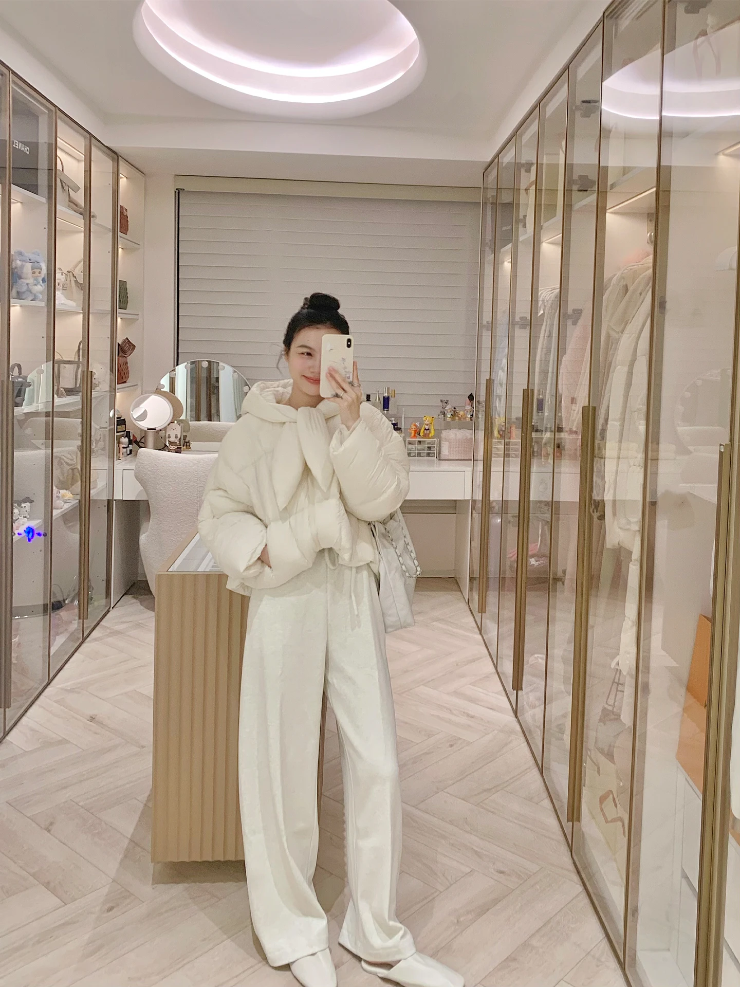 

FPOH Осенне-зимняя коллекция: Новинка! Женский пуховик прямого кроя для города, белый, теплый, из натурального пуха, короткое пальто