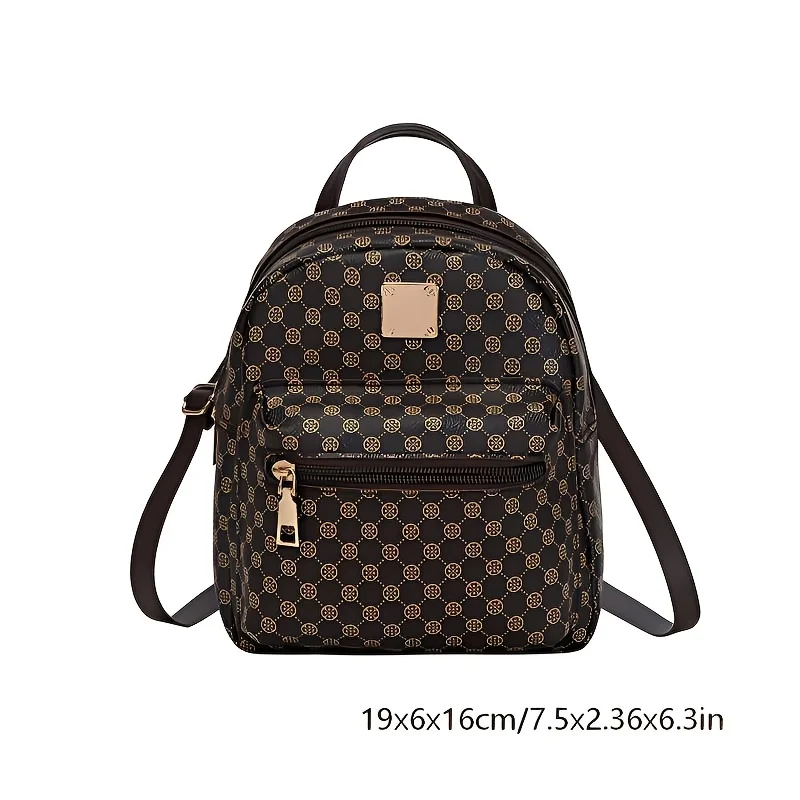 1 Stück stilvoller, vielseitiger Damenrucksack für Arbeit und Pendeln, Mini-Rucksack, Handtasche für Mädchen und Frauen – Detail 2
