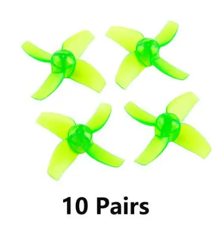 12 paia Happymodel 40mm 4 pale elica PC puntelli 1.0mm foro CW CCW per Mobula7 Mobula 7 FPV Racing Drone Quadcopter