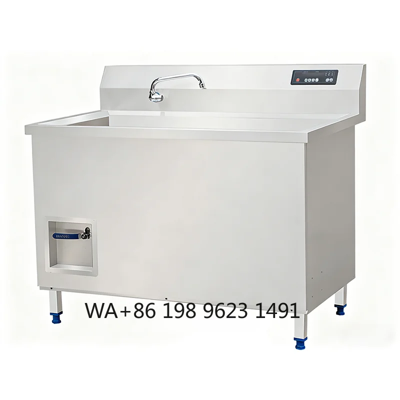 304 Stainless Steel Touchscreen Ultrasonic Dishwasher Commercial Hotel Restaurant Kitchen Cleaning Equipment