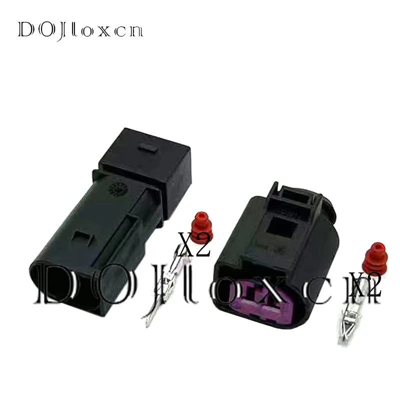

1/5/10/20/50 Sets 2 Pin Female Engine Speaker Housing Auto Generator Plug Socket Connector 1J0973772 For Magotan Sagitar CC