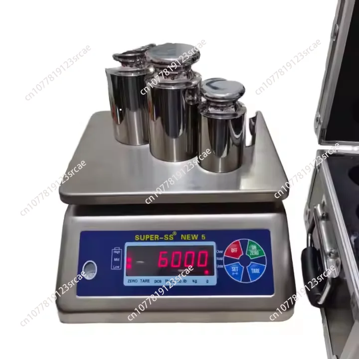 Super Stainless Steel 30kg Electronic Stainless Steel Scale Waterproof IP68 LCD Seafood Shrimp Fish Weighing