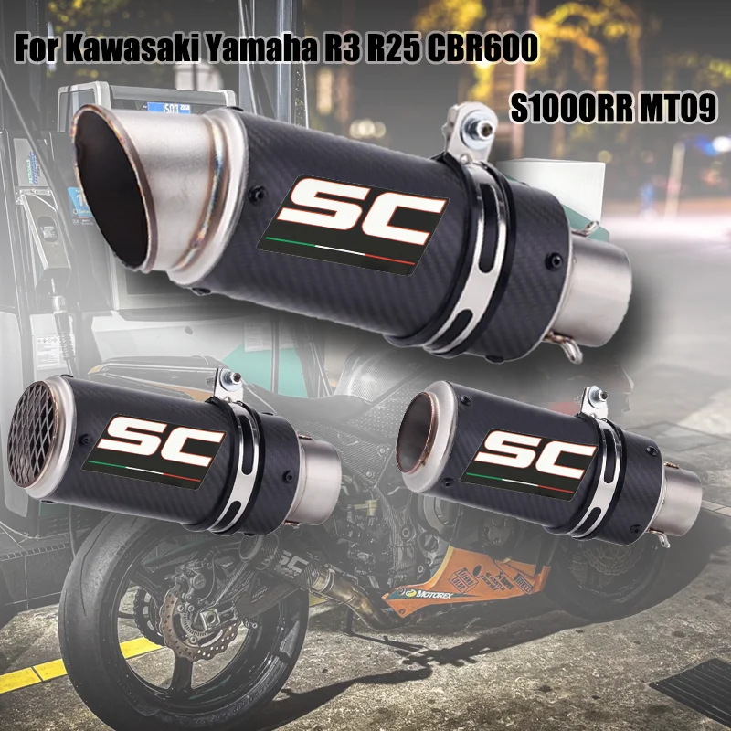 バイクマフラー カワサキ用 Zx6r Z900 Z1000 オートバイの排気