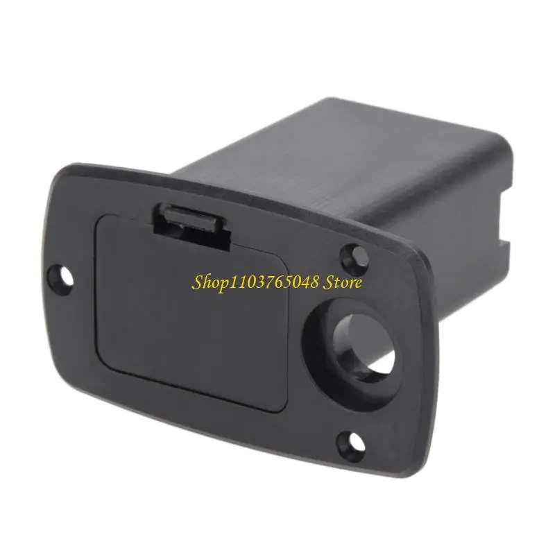 R53E Active Bass Guitar Pickup 9V Battery Box Plastic Battery Cover Holder Case for Guitar Bass Pickup Replacement Tool