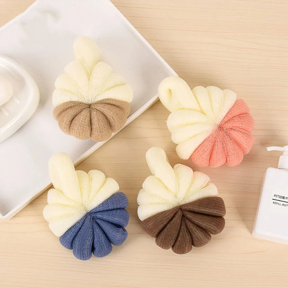 

5Pcs Bath Ball Gentle Exfoliating Bath Flower Practical Shower Ball Body Washing Tool Durable for Home Bathroom Use