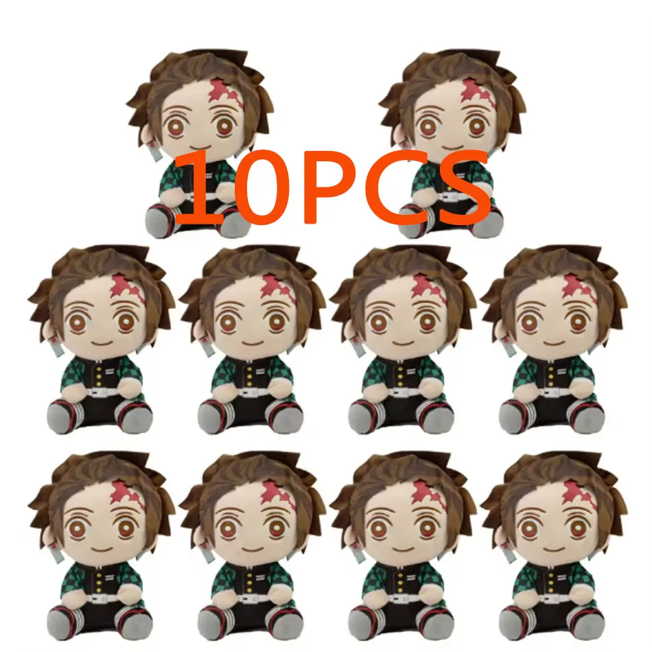 

10 шт. аниме Demon Slayer плюшевая Томиока Гию Камадо Танджиро Камадо Незуко Агацума Зеницу плюшевые игрушки куклы Peluche женский подарок