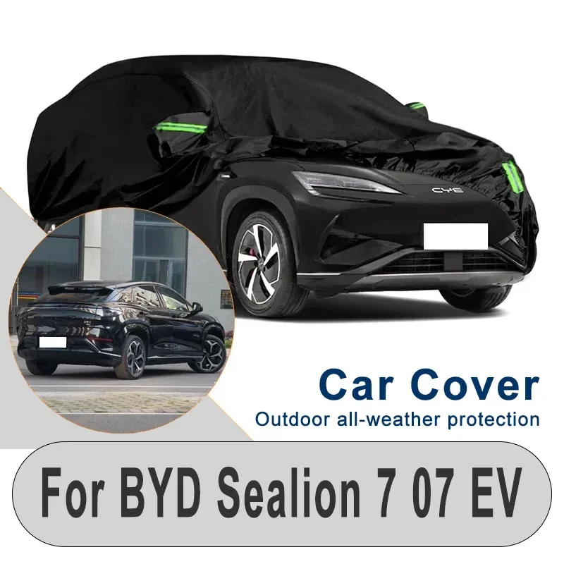 For BYD Sealion 7 07 EV Waterproof Sunproof Car Cover - Winter Summer Outdoor Snowproof Dustproof, Auto Protection Shield
