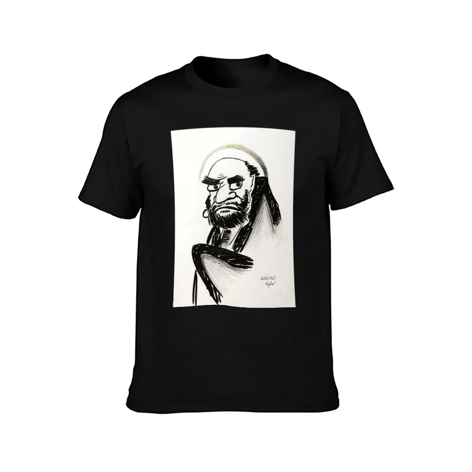 Bodhidharma for good energyPremium Scoop . T-Shirt Comfortable Work Wear Tee T-Shirt