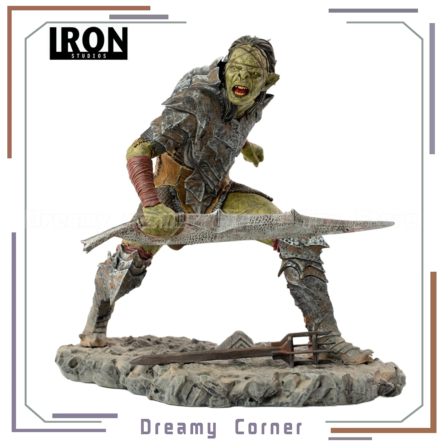 

【In Stock】Original Iron Studios HALF-ORC Swordsman 1/10 Action Figure Toy Model Gift Collection