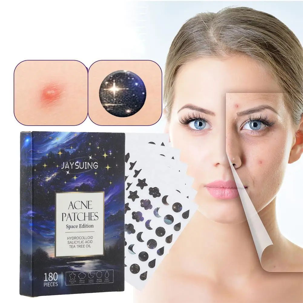 180pcs Star brufolo Patch Acne colorato invisibile rimozione dell'acne adesivi per la cura della pelle Face Spot Beauty Makeup Tool