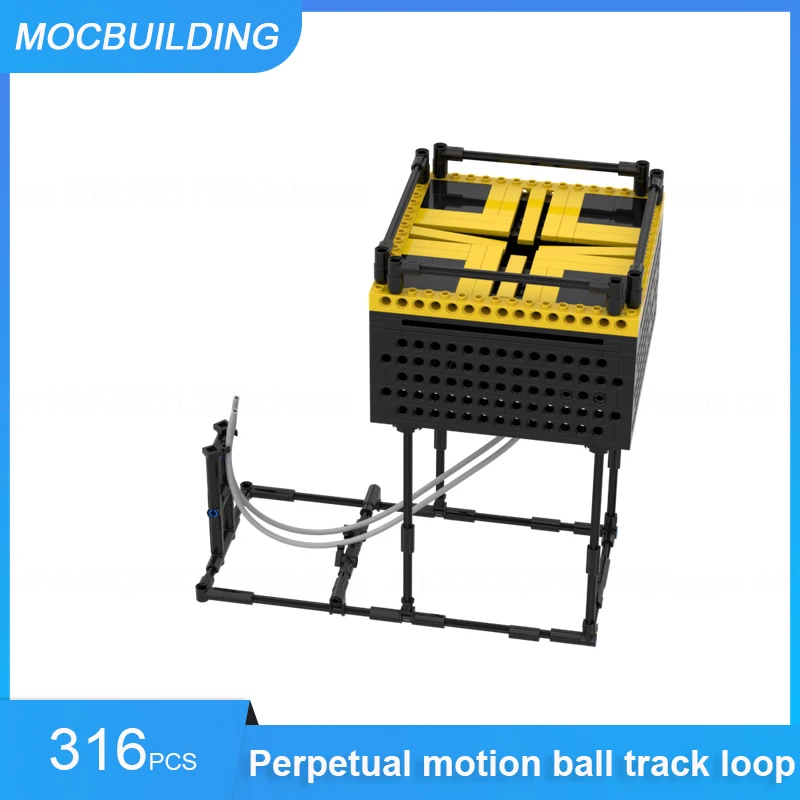 MOC Building Blocks Perpetual Motion Ball Track Loop GBC DIY Assemble Bricks Creative Collection Display Xmas Toys Gifts 316PCS