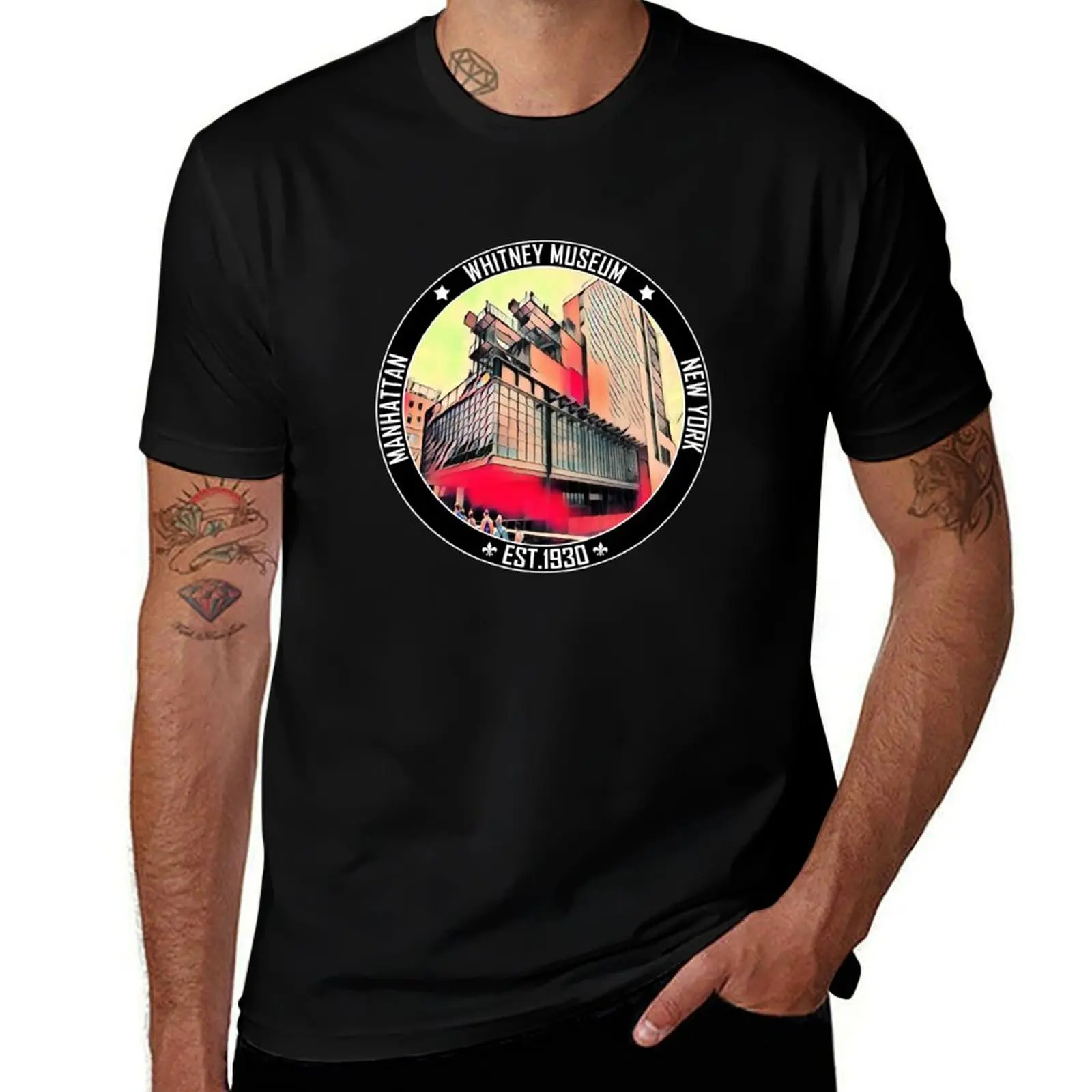 

American dark t of humor shirt Museum Whitney T-Shirt New for t printed shirts man funny York casual shirts t man Art NYC