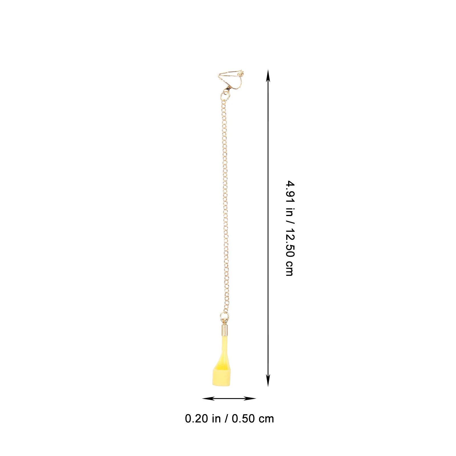 1Pair Heart Earrings Chic Anti-Lost Wireless Earphone Earrings Compatible for Apple Workout Fashion Earphone Accessory