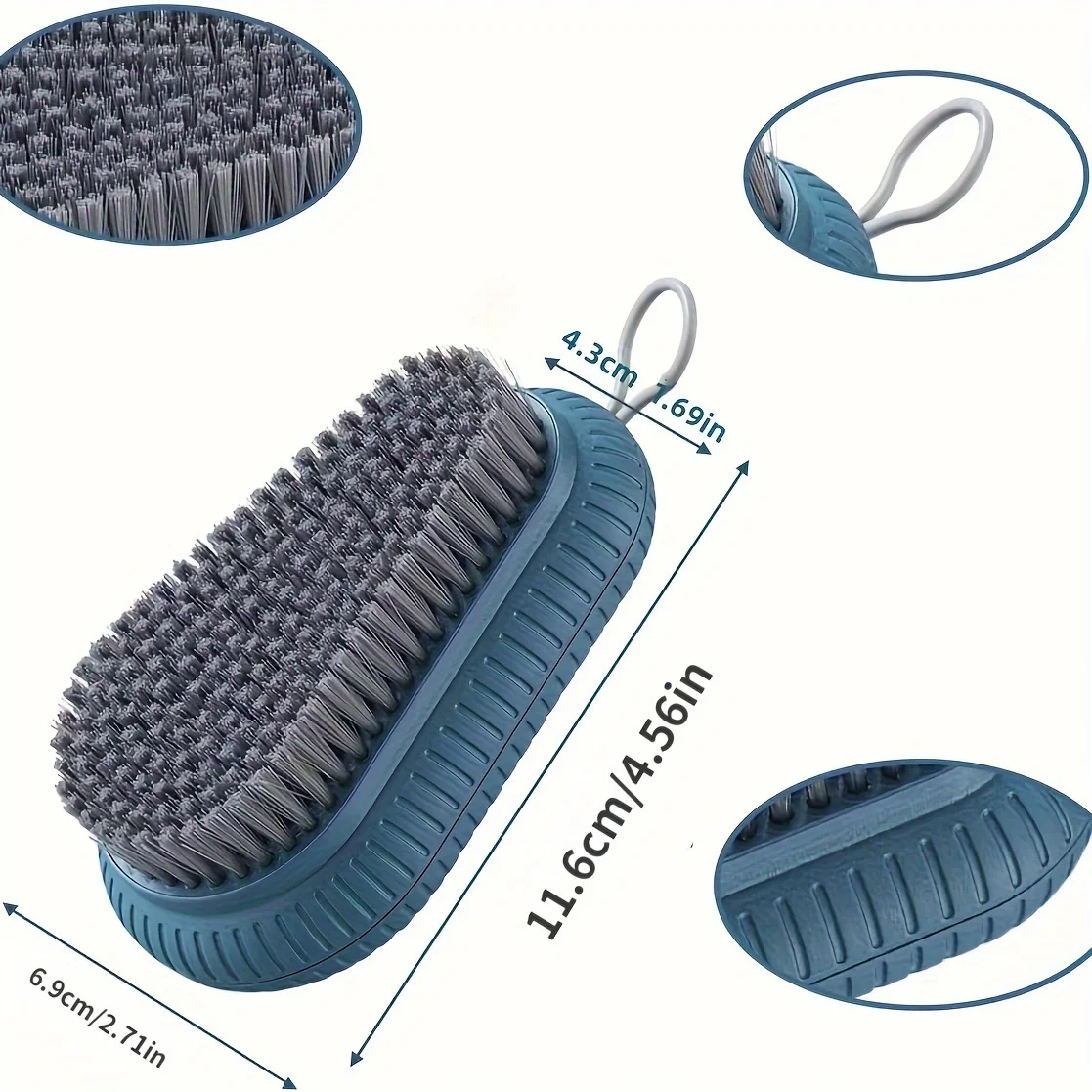 2 laundry brushes, household cleaning brushes, soft bristled shoe brushes, shoe washing tools, multifunctional board brushes