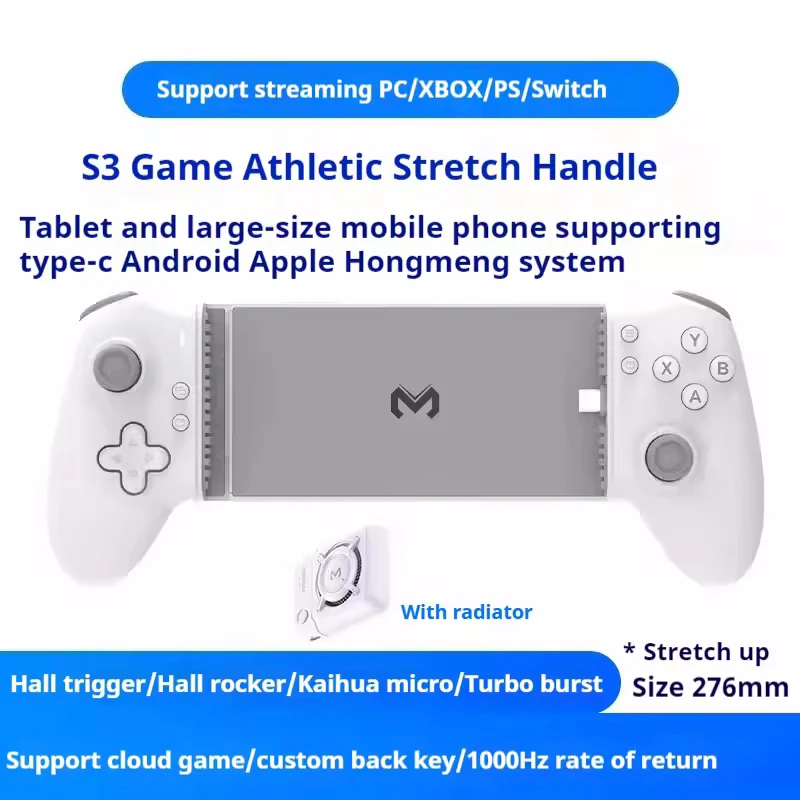 Gamepad Gaming Controle Voor Mobiele Android Mobiele Telefoon Mobiele PC Tablet Hall Effect Joystick Commando Type C Game Pad Controller