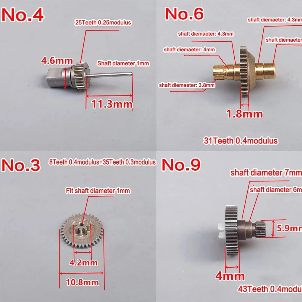 0.25/0.3/0.4 Modulus Precision Metal Gear Double Layer Module Tooth 0.3M/0.4M Double-tooth Gears Transmission Unit Copper Iron