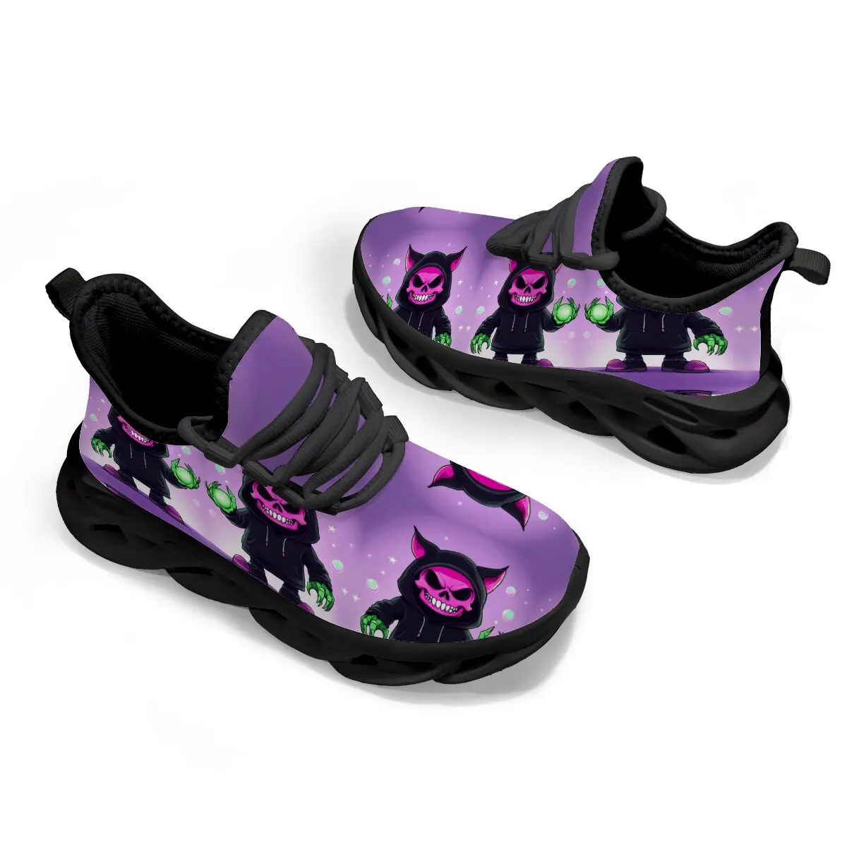 

Children's Flat Shoes with Breathable Mesh Fashionable and Trendy Design Cartoon and Cute Patterns Summer Lace-up Sports Shoes