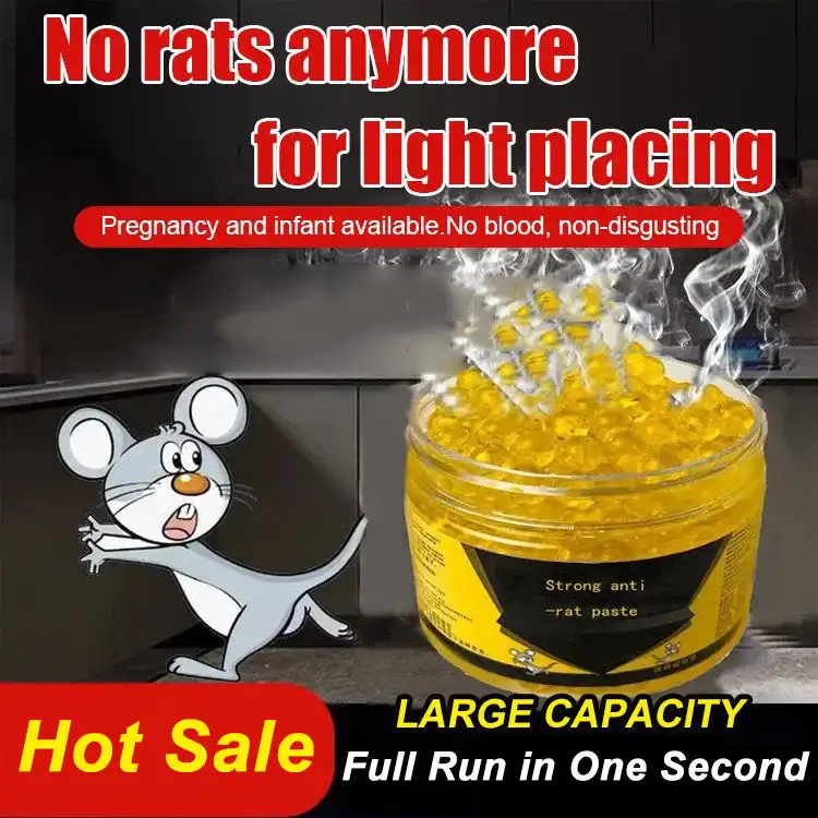 120g Rat Drive Gold Bead Magic Box Mint rat repellent cream plant safe non-irritating home kitchen bedroom bathroom