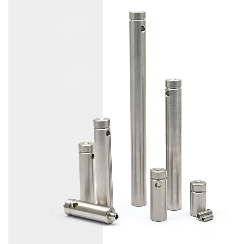 Stainless Steel Optical Connect Rod Diameter 12.7Mm With M4 Male Head Screw Experimental Optical Connection Bracket Support Rod