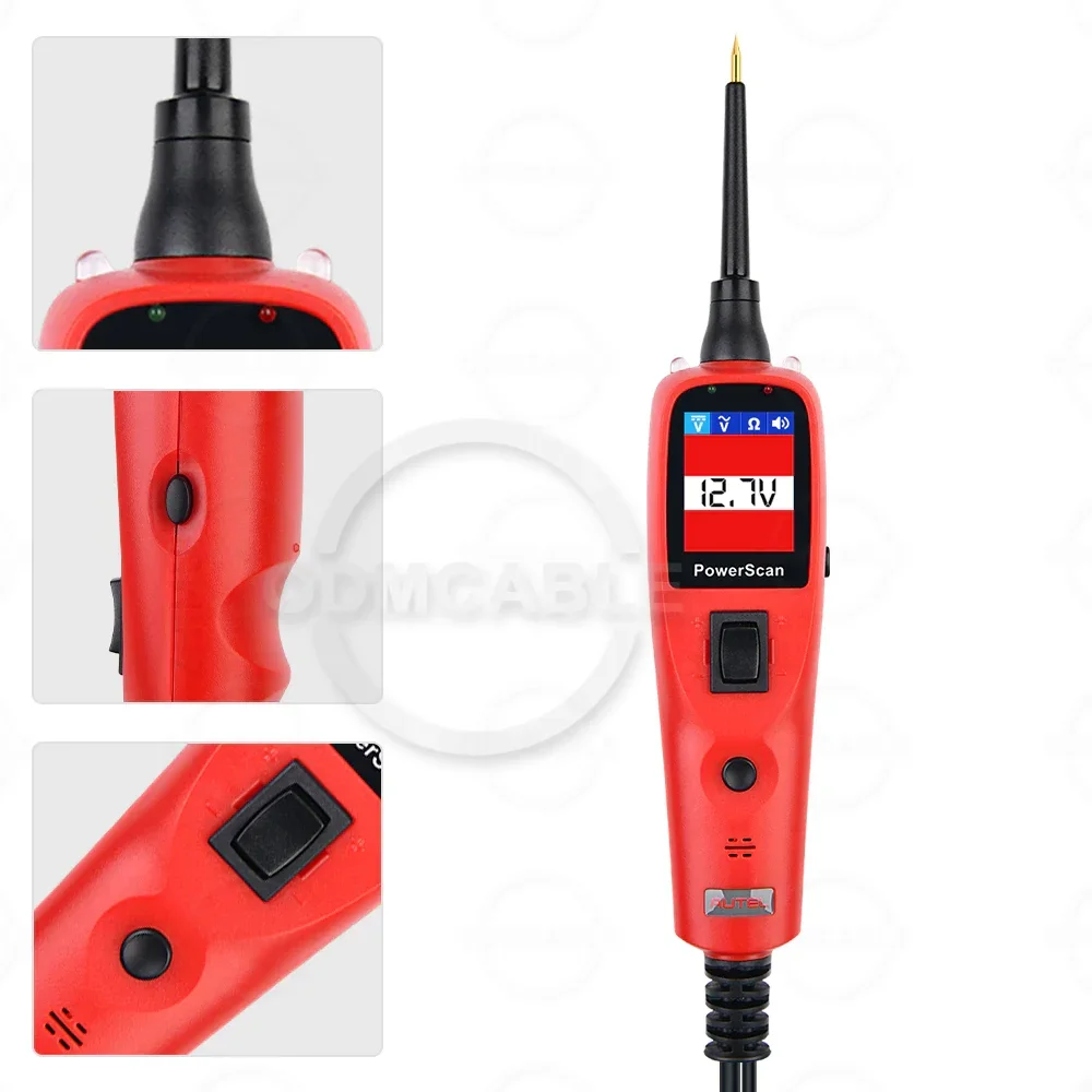 Autel PowerScan PS100 probador de circuitos automotriz Electrical System Diagnosis Tool Power Probe Circuit Tester