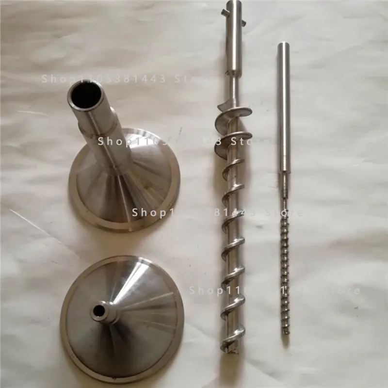 304 stainless steel feeding screw powder packaging machine metering and blanking screw