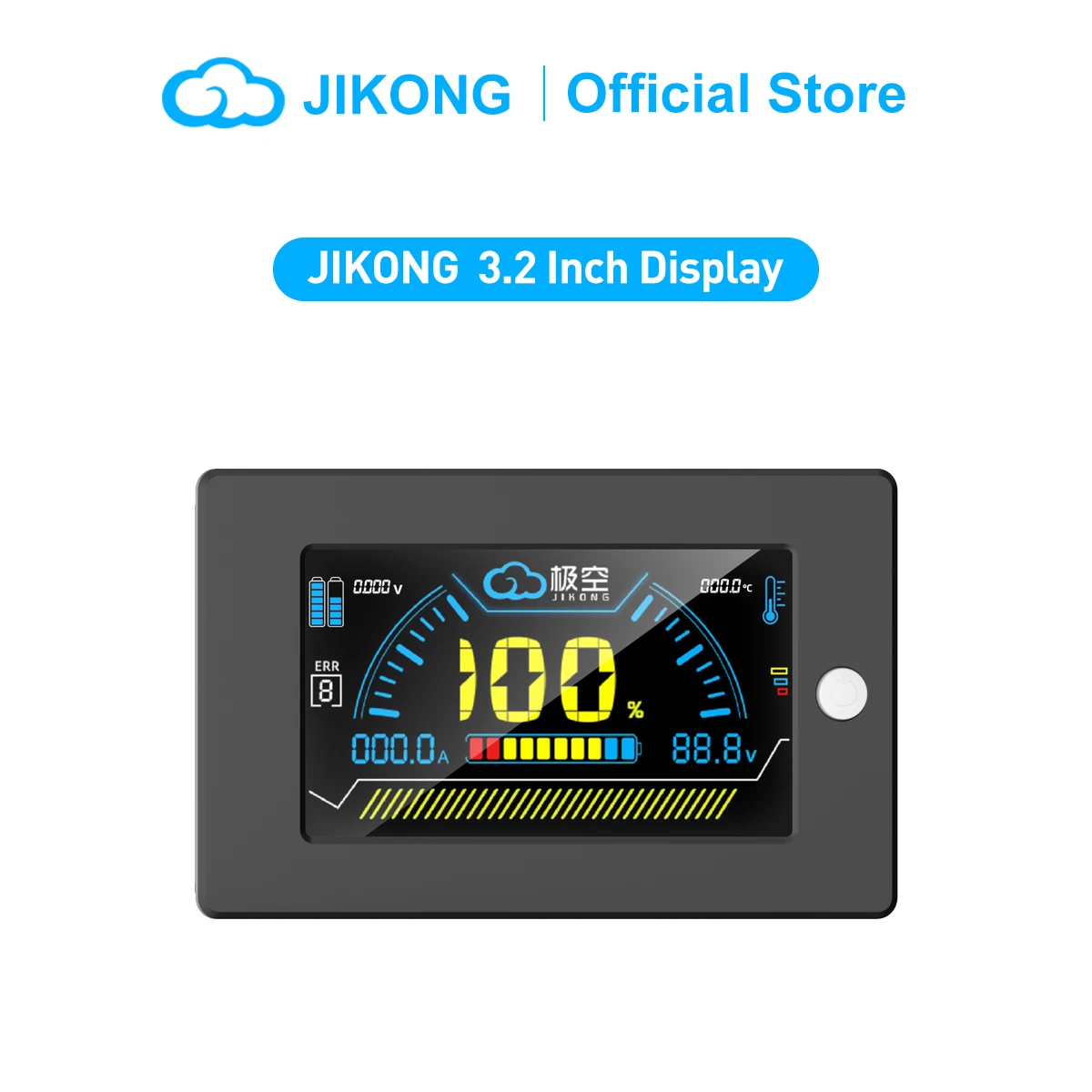 JIKONG BMS Accessory LCD 4.3 3.2 2.5 Inches RS485 For JIKONG BMS TFT LCD Display Voltage Current SOC Temperature Indicator