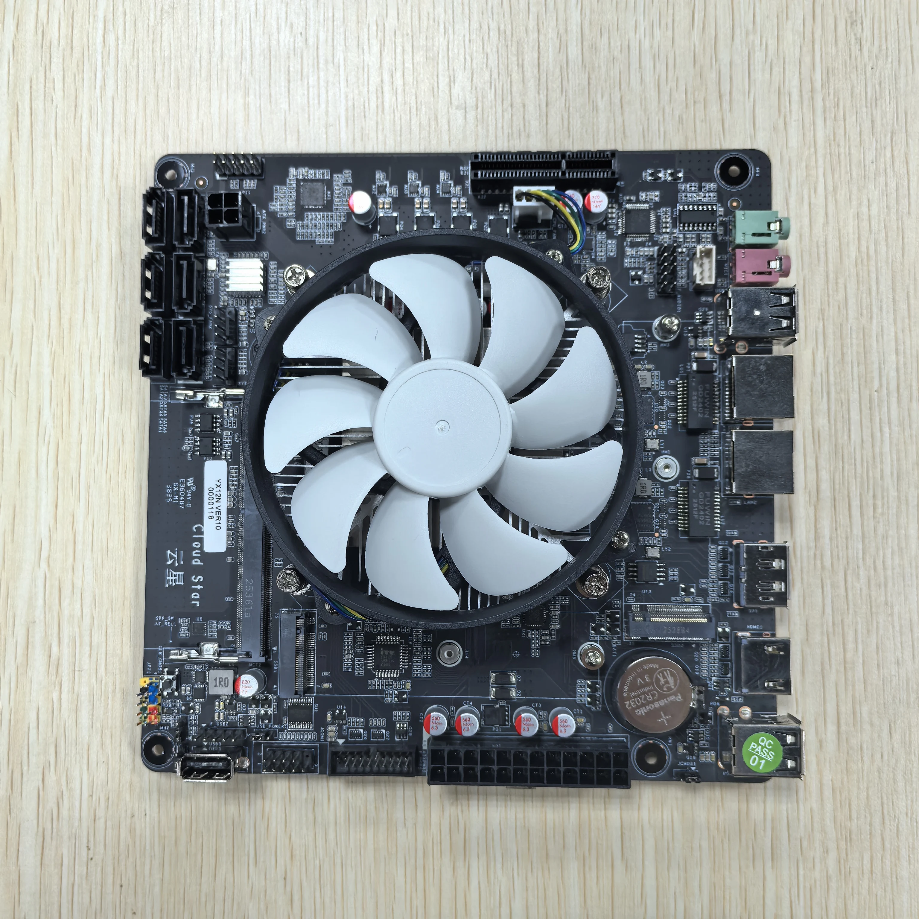 DDR4 N100/N150 NAS Motherboard 6*SATA3.0 Dual Intel I226 2.5G Dual M.2 Mini ITX With PCIE For Soft Router DIY NAS Storage Server