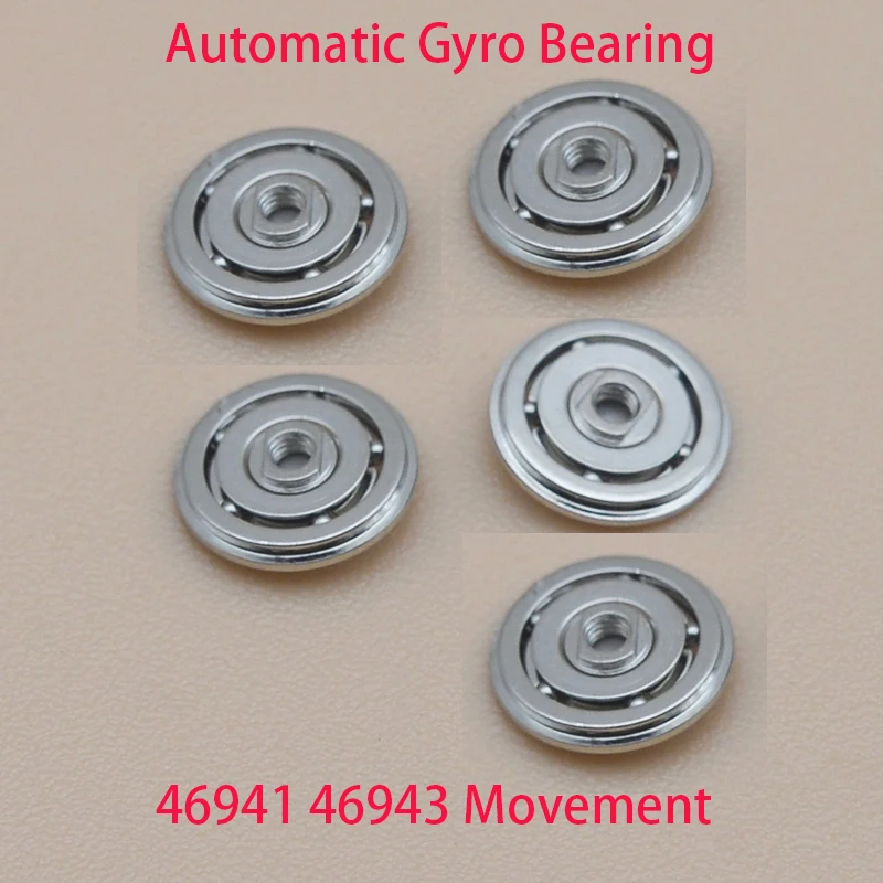 

46941 46943 Movement Accessories Automatic Gyro Bearing Automatic Gyro Roller Bearing Fit Oriental Double Lion Watch Repair Part