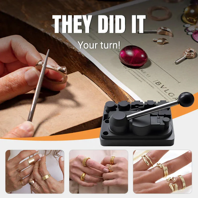 آلة ثني الحلقة البلاستيكية لمجموعة أدوات تقريب المجوهرات متعددة الوظائف والذهب والفضة والنحاس