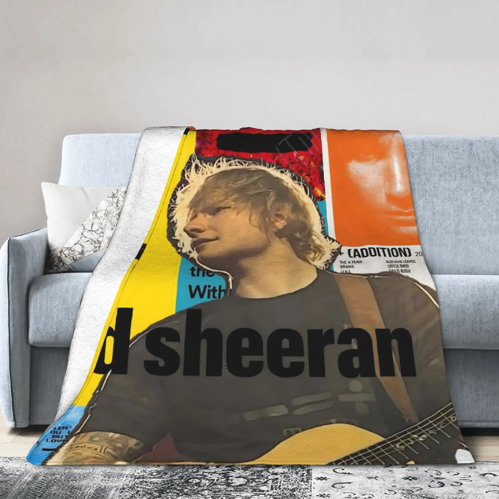 

Relax Ed Sheeran Loop Tour 2026 Blanket Accessories Sofa Decorative Blanket Throw Super Soft Flannel for Car