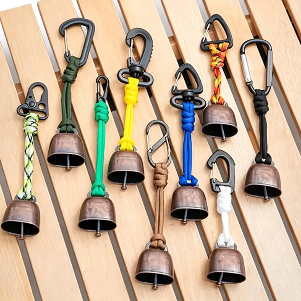

Loud Bear Bell Metal Bell Camping Protection Pendant Camping Bell Emergency Bells For Survival Fishing Climbing Outdoor Hiking