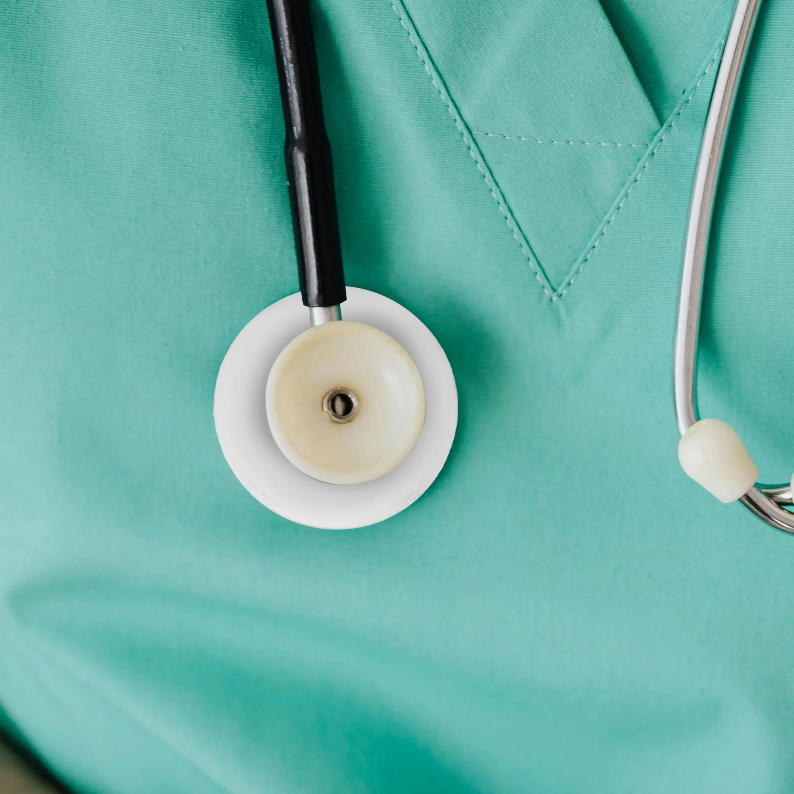 10pcs Stethoscope Protective Cover Silicone Universal Fit Disposable Diaphragm Protector Medical Exam Accessory For Clinic