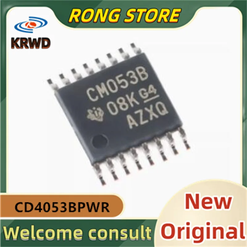 50pcs CD4053B CD4053BPWR TSSOP-16 New and Original