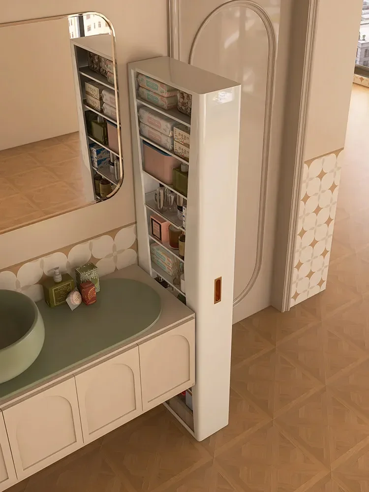 Open Narrow Crevice Storage Cabinet Porch Home Kitchen Multi-layer Rackn29