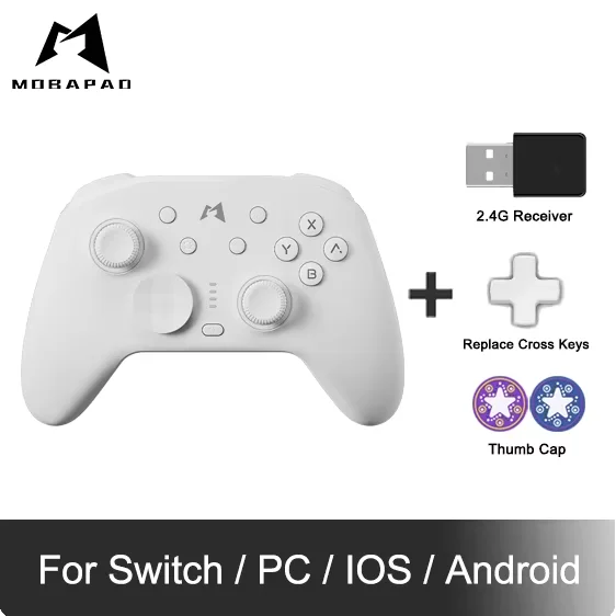 MOBAPAD N1S / N1 HD Bluetooth Gamepad Draadloze Gamecontroller met Hall Effect Joystick voor Nintendo Switch OLED PC IOS Android