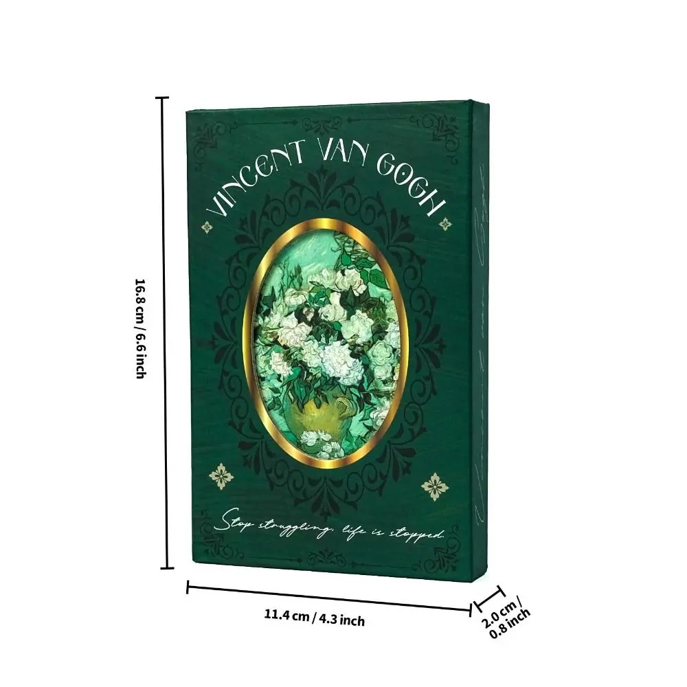 Creative Hand Ledger Vintage Rose Notebook Retro Stationery Diary Book Magnetic Hardcover Notepad Student