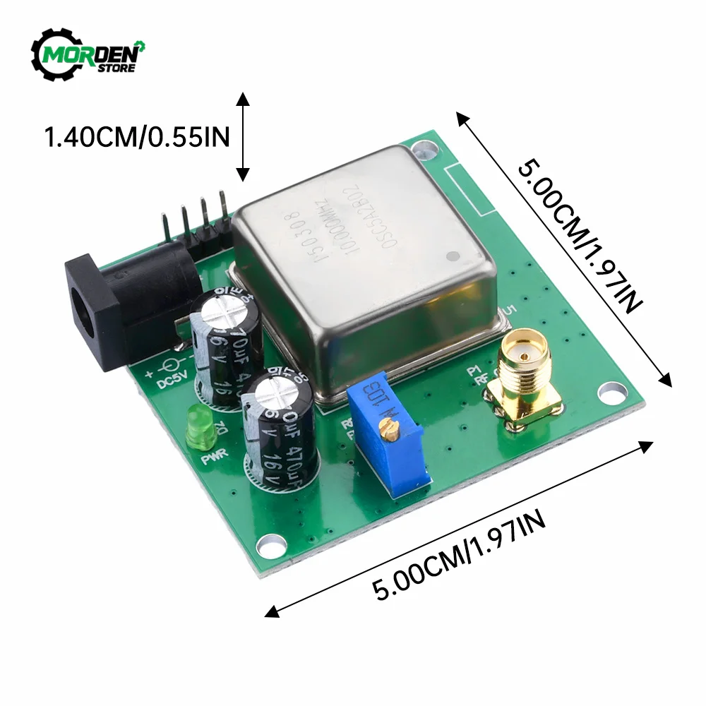 10MHz Frequency OCXO Board Constant Temperature Oscillator Sine Wave Output OCXO-10M-2525 10MHz/13DBM for Electronic Tool