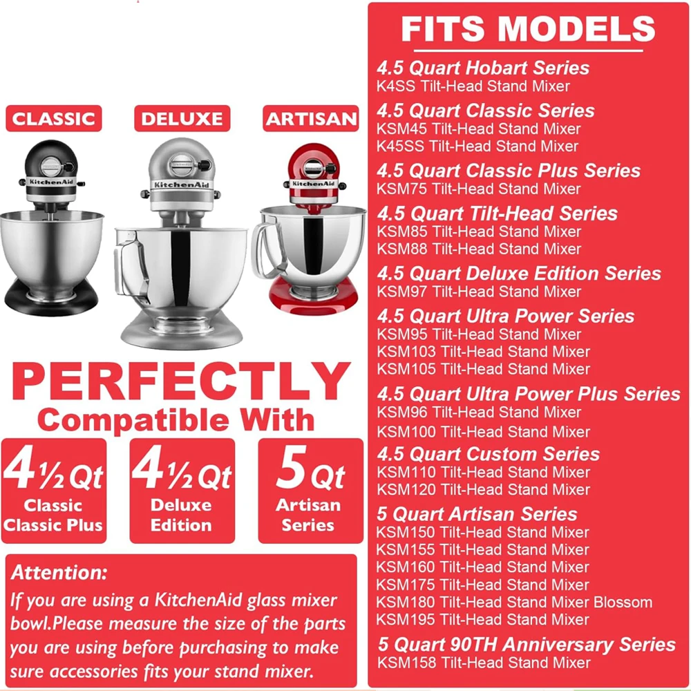 Accessoires en acier inoxydabl - Commercial Kitchen Aid Mixer avis et prix