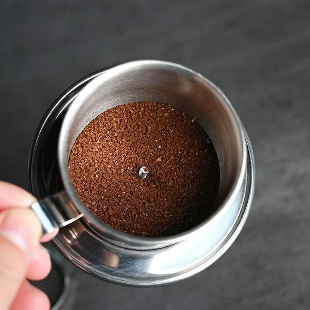 Stainless Steel Vietnamese Coffee Dripper Manual Drip Filter Maker Portable Hand Pour Over Pot For Office Travel And Camping
