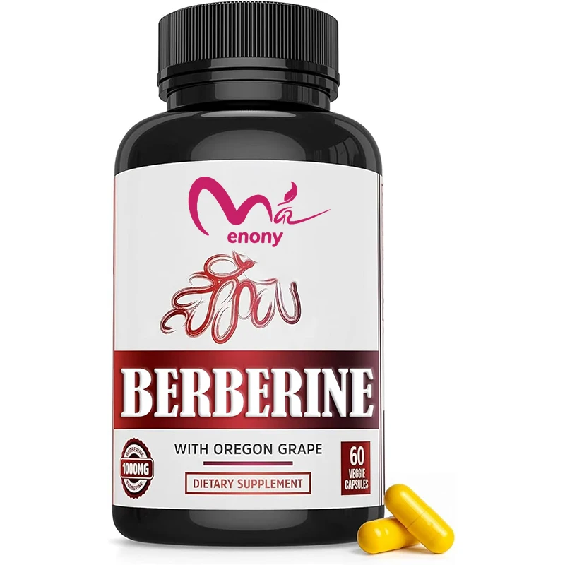 Xiaoliansu plus grape supplement, intestinal health, metabolic function, berberine 1000mg, 60 vegetarian capsules