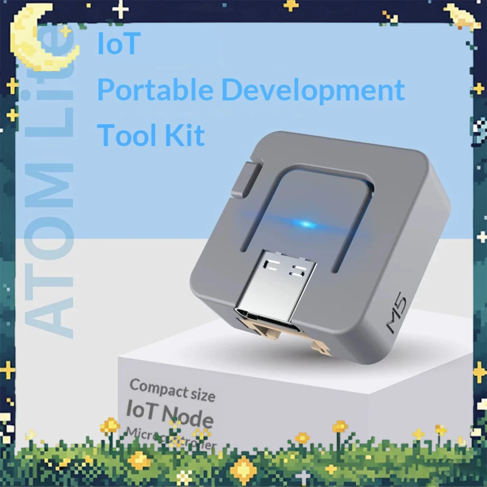 

M5Stack ATOM Lite ESP32 Embedded Internet Of Things Development Toolkit Programmable Key Built-In Infrared Emission Function