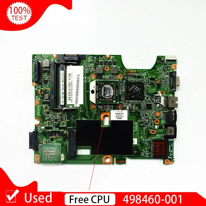 

Used 498460-001 Motherboard For HP Compaq Presario CQ50 G50 CQ60 G60 489810-001 07241-3 48.4J103.011