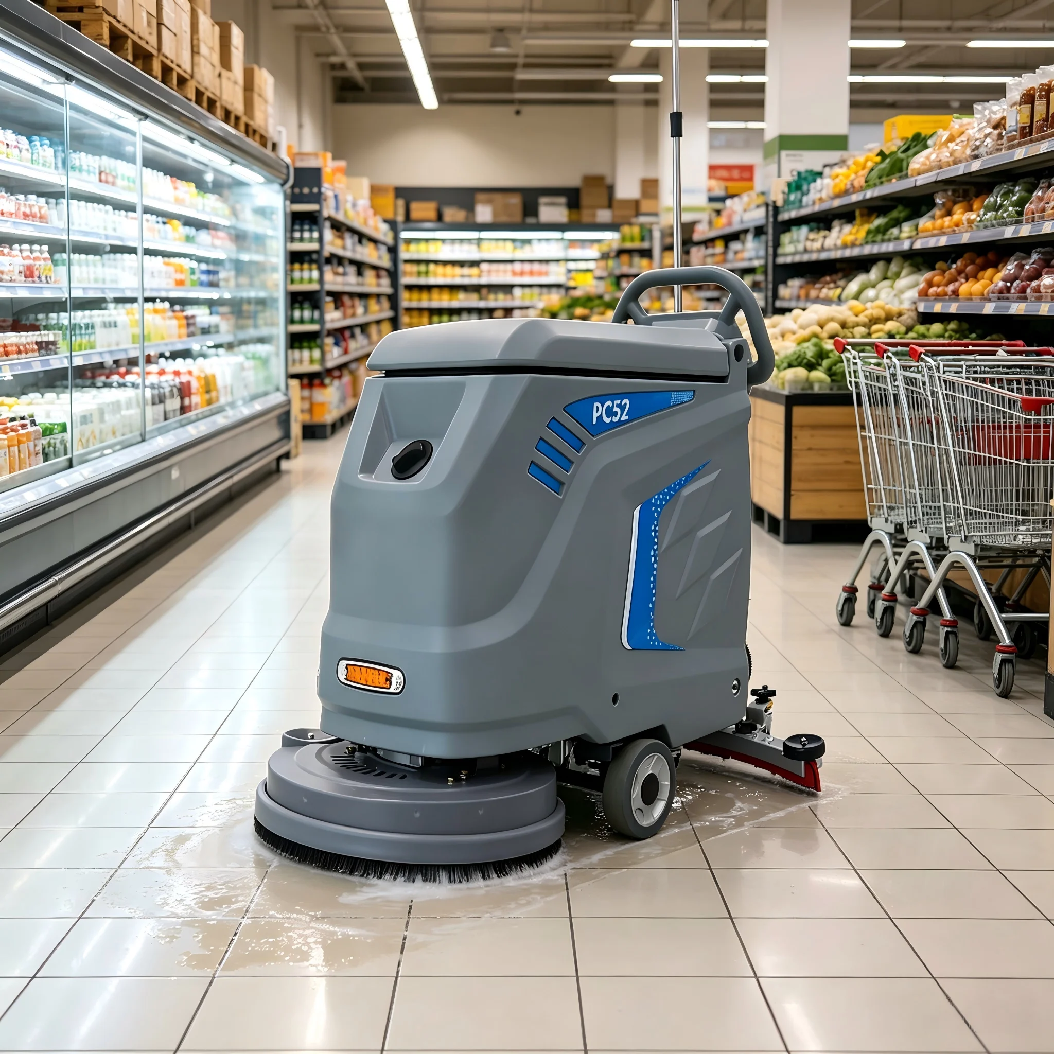 Floor Scrubber Machine Walk Behind - Floor Scrubber Machine Manufacturer Commercial Walk