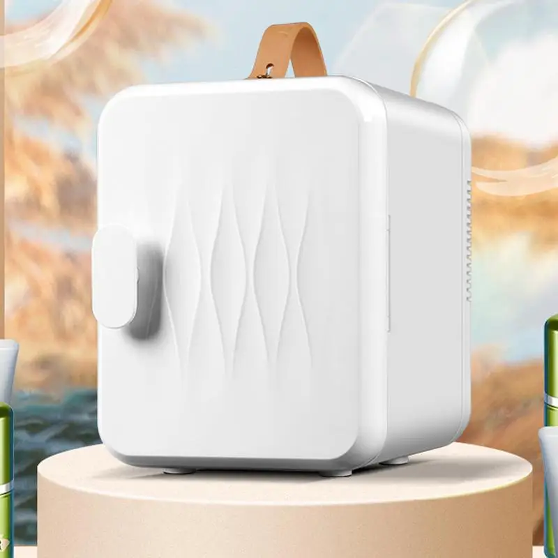 

6L Mini Refrigerator Freezer 12V 220V Cooling & Heating Cooler Warmer Box Home Car Dual Use For Camping Picnic Makeup Drink Food