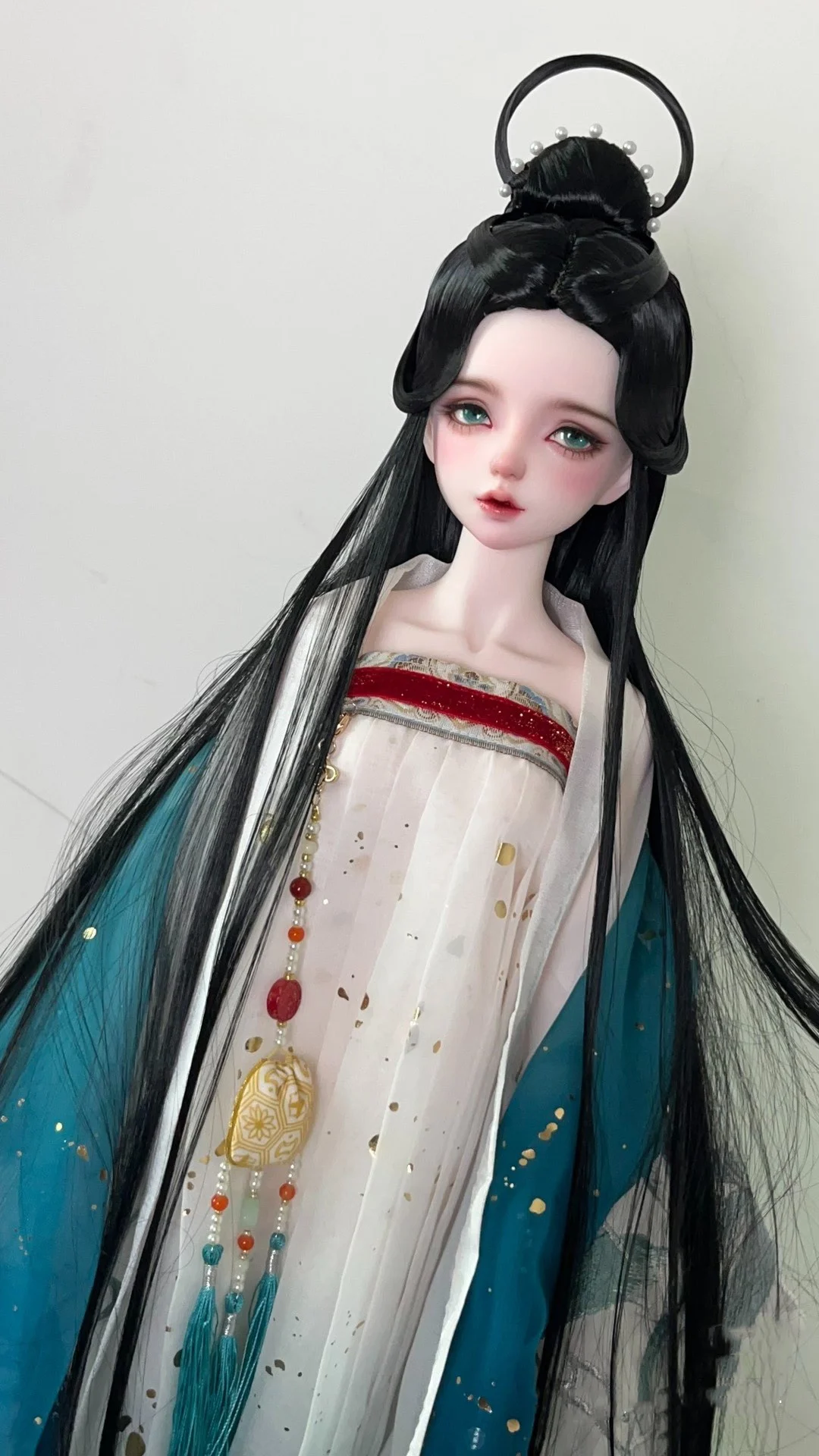 1/4 1/3 Maßstab altes Kostüm bjd Perücke chinesische Hanfu Fee Haar Retro Perücken für bjd/sd msd sd13 Mädchen ssdf Puppe Zubehör c2295