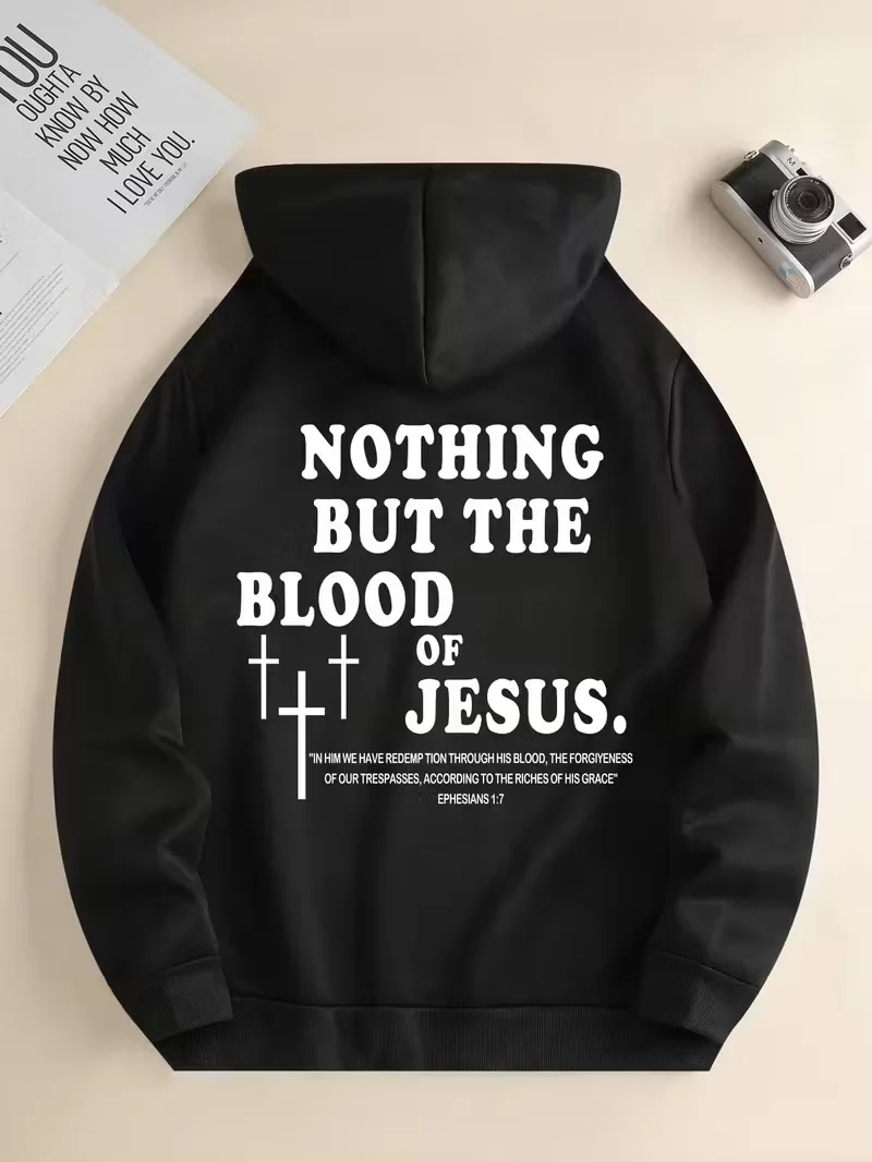 

1pc Sweater Hoodie for Men - Casual Pullover, Relaxed Fit Winter Warm Sweatshirt for Cold Weather, Sweater Hoodies Clearance