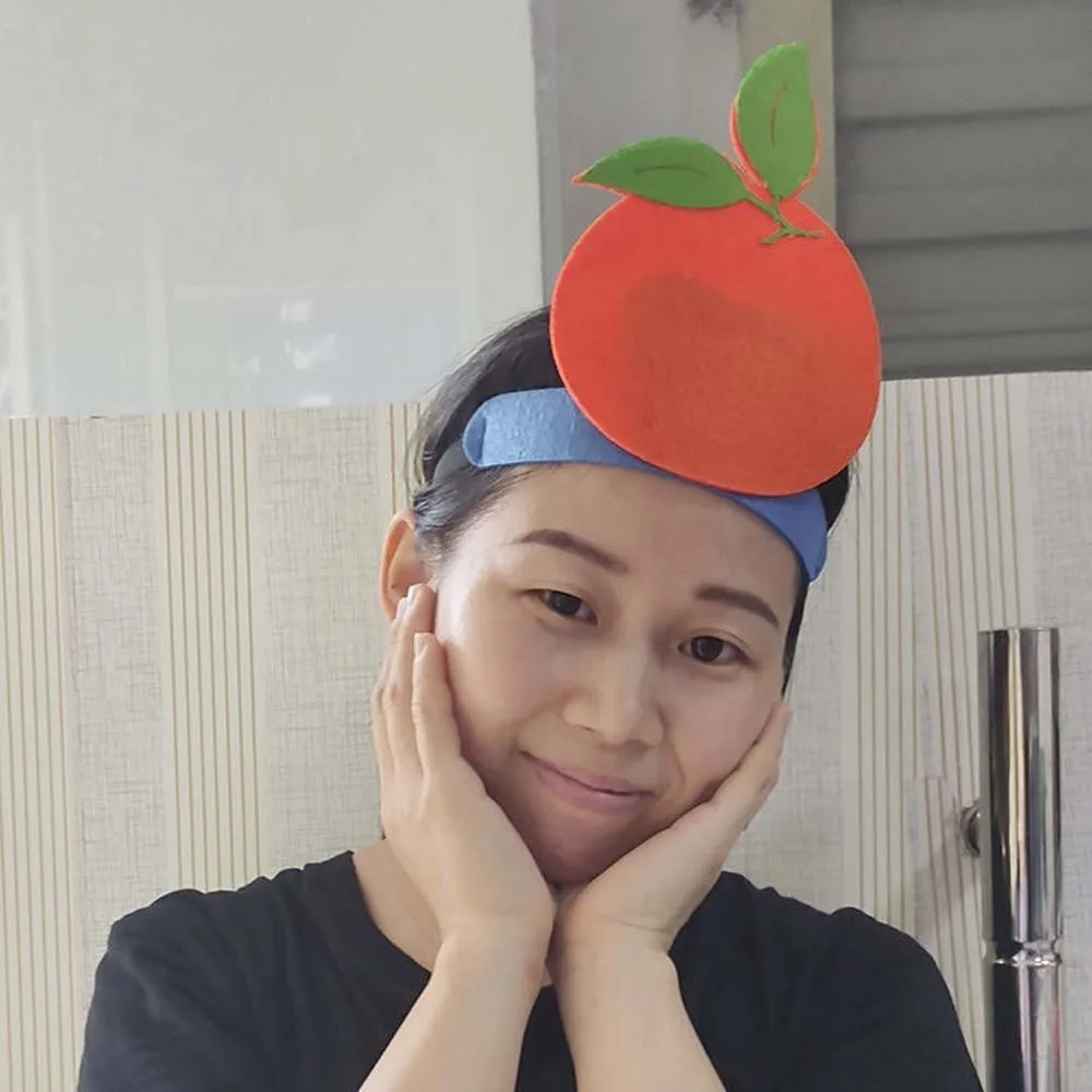 Cloth Cartoon Fruit Headband Elastic Funny Creative Headdress for Watermelon Personalized Kindergarten Performance Headwear